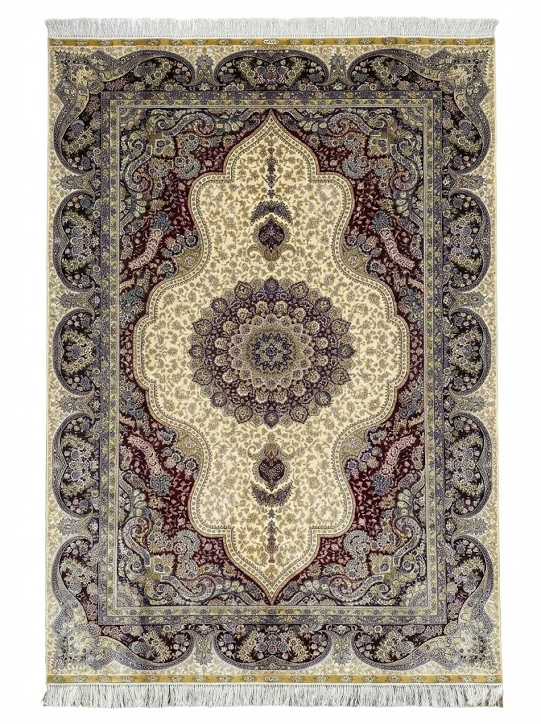 Silk rug design 4