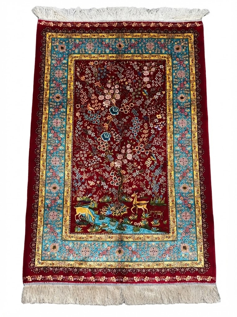 Silk rug design 5