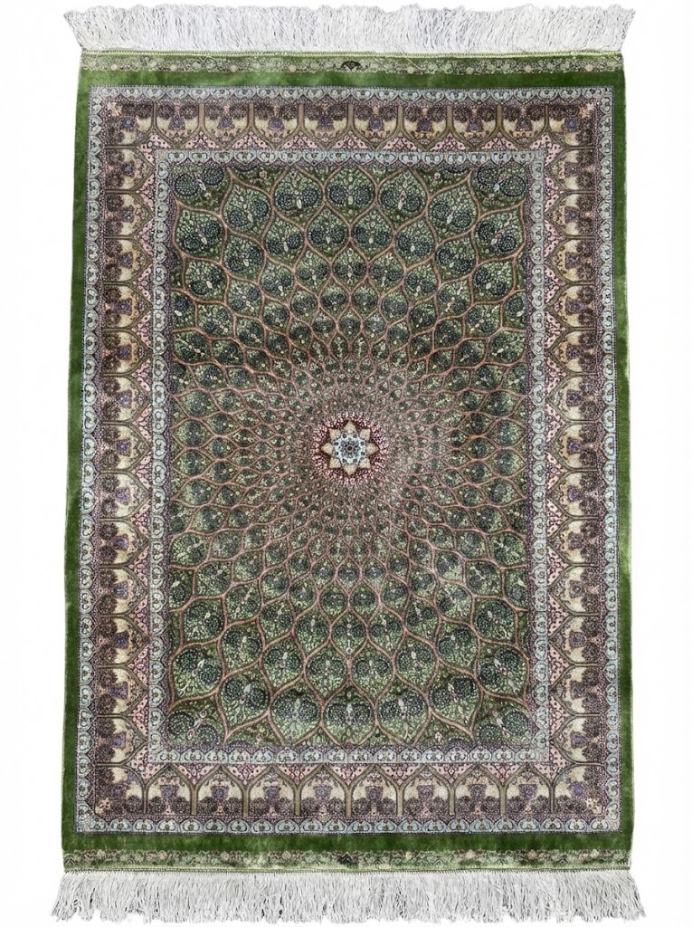 Silk rug design 6