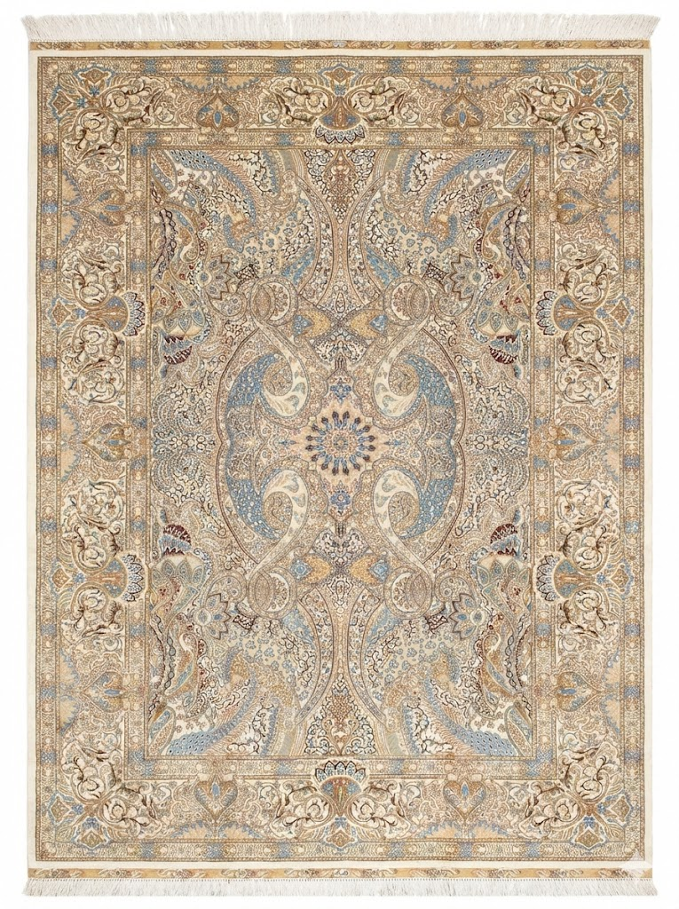 Silk rug design 7