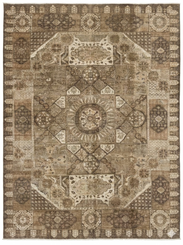 Turkish Oushak rug design 4
