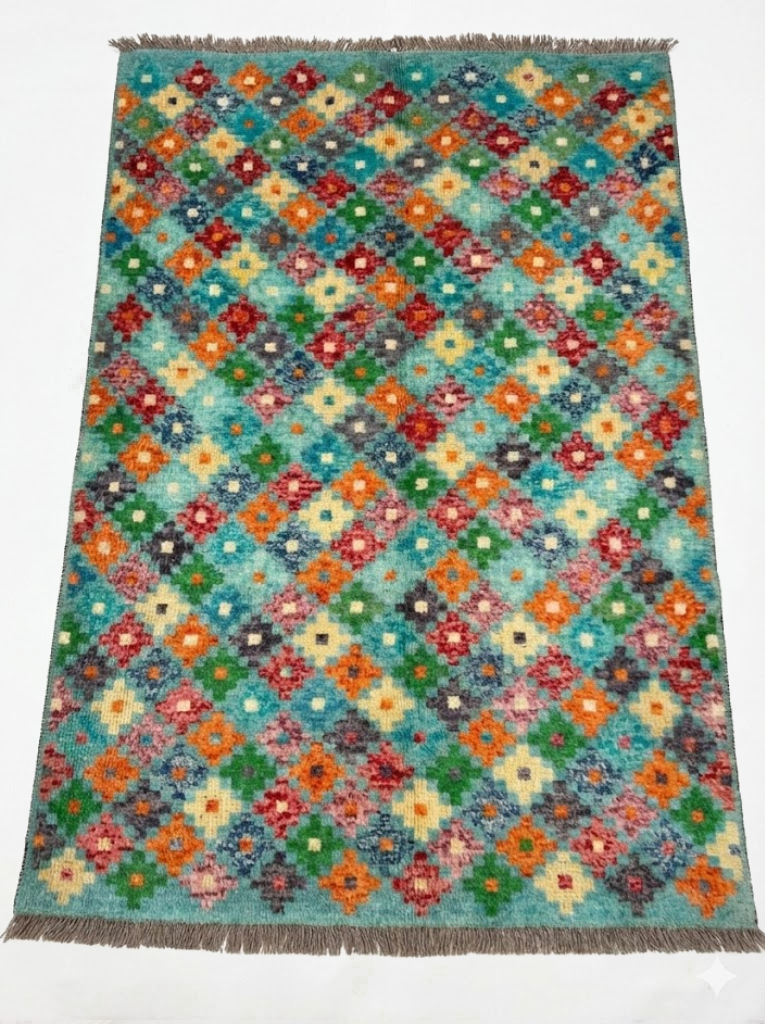 Turkish Oushak rug design 7